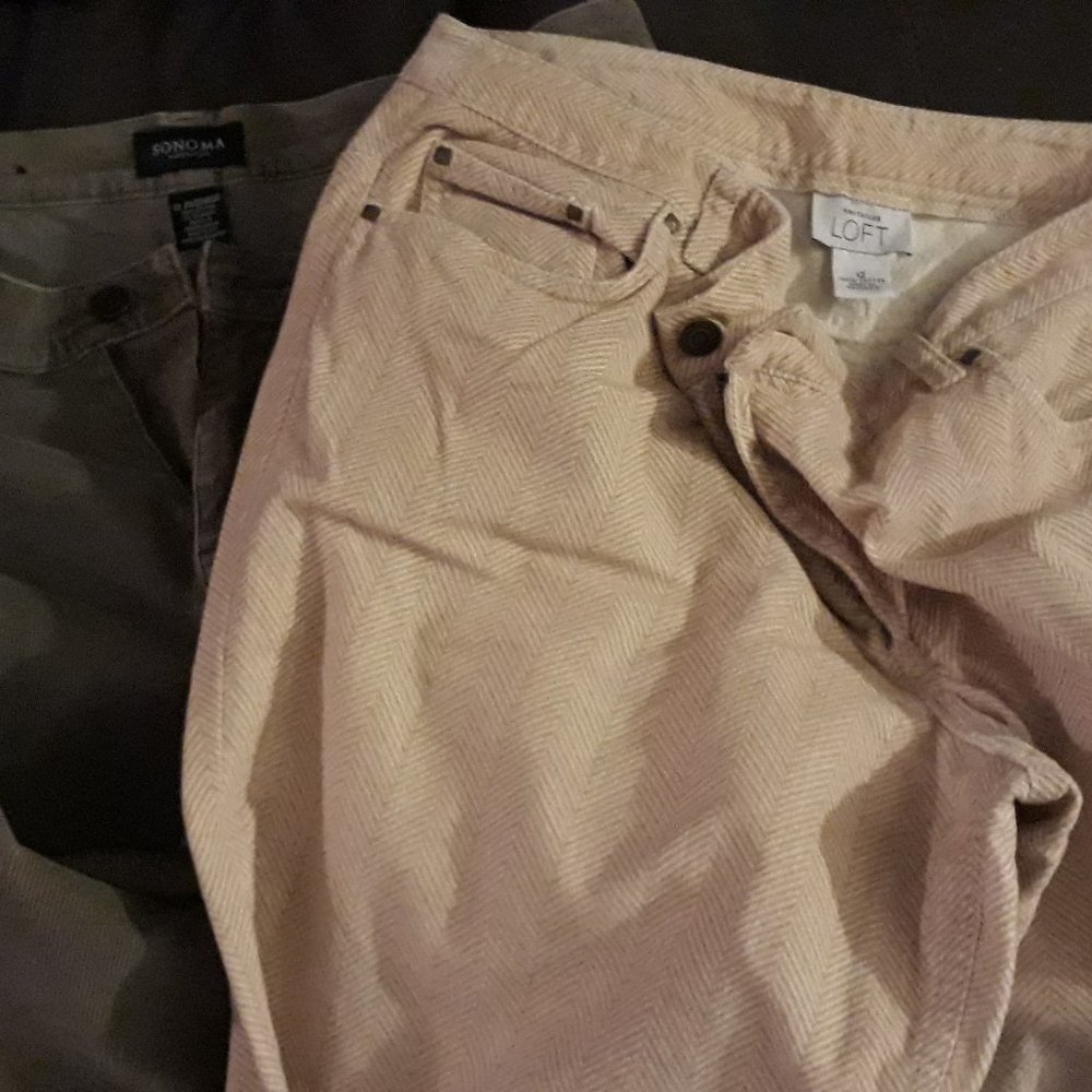 Women's Sonoma and Ann Taylor Pants Size 12